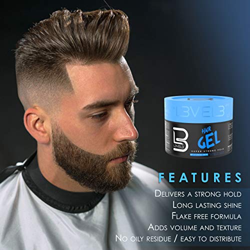 L3 Level 3 Hair Gel & Hair Spray Kit - Strong Hold, Flake-Free, Long Lasting Shine for Men & Women