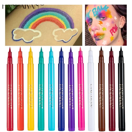 FANXITON Half Lashes Natural Look Wispy Cat Eye Lashes 13 mm Clear Band Accent Short False Eyelashes that Look Like Extensions 10 Pairs