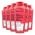 Men's Body Wash Sport Scent 18 Fl Oz Pack of 6 - Refreshing & Gentle Cleanser