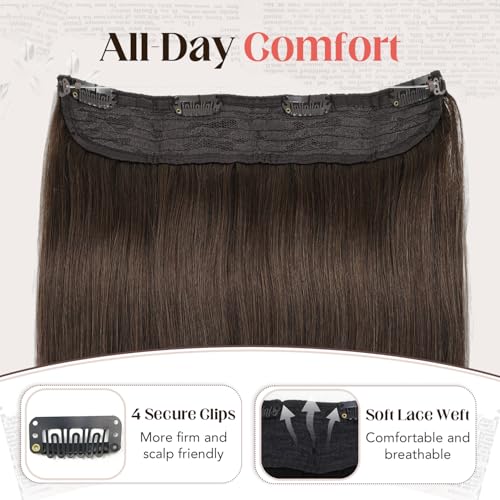 Wire Hair Extensions 85g 16 Inch Medium Dark Brown - Variation #4 18 Inch