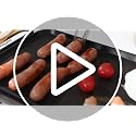 38-Inch Electric Griddle with Nonstick Surface & Dual Temperature Control