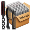 240 Pack Hair Brush and Comb Set for Donations Travel & Shelters - Individually Wrapped