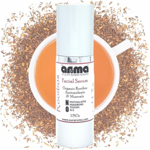 Our Aroma Rooibos Tea Infused Facial Serum for Sensitive and Aging Skin - 1 FlOz