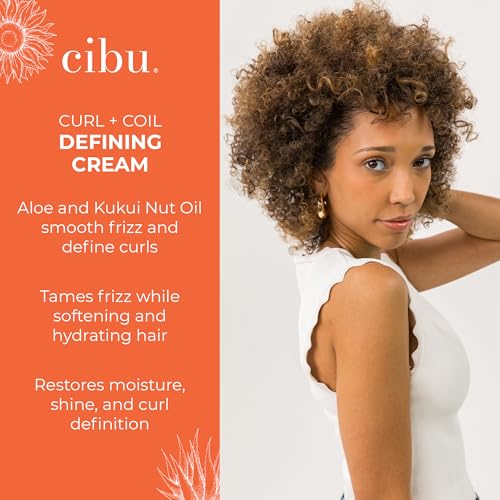 Curl Defining Cream for Curly Wavy Coily Hair - 5.4 oz