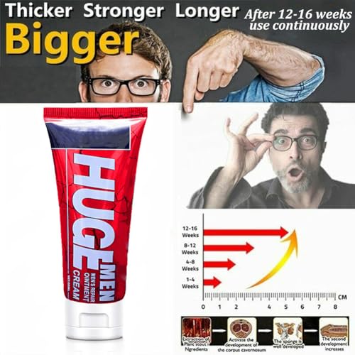 Male Enlargement,Private Part Enlargement Cream, Extender Cream Thicker Longer Strong for Male 60ml