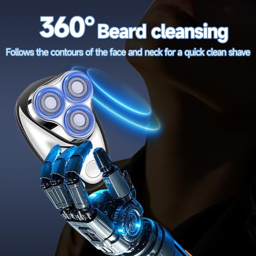 Mini Waterproof Electric Shaver for Men - Portable USB Rechargeable Trimmer
