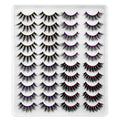 Newcally Faux Mink Lashes Pack 20 Pairs Wholesale False Eyelashes Dramatic Long Wispy Fake Eye Lashes Bulk