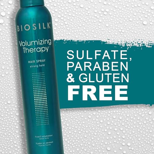 BioSilk Volumizing Therapy Hair Spray - Strong Hold, 10 Oz - Pack of 1