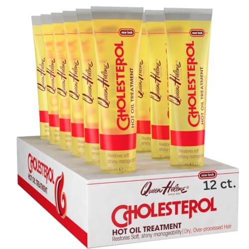 Cholesterol Hot Oil Treatment for Dry Damaged Hair - 0.98 Fl Oz Pack of 12