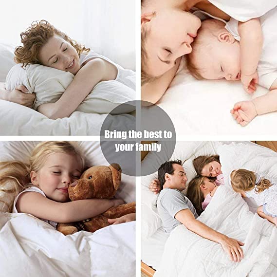 Super King Duvet Cover Set 108x98 White Egyptian Cotton with Hidden Zipper & Corner Ties