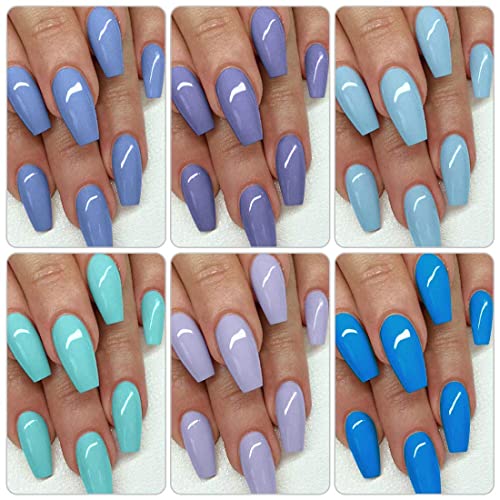 Makartt Black White Nail Gel Polish Kit with Poly Nail Extension Gel Nude Nature Bundle