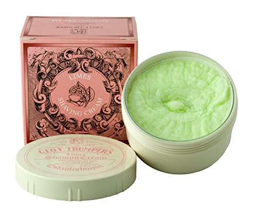 Shaving Cream Tub Lime - 200g | Traditional English Foam for Smooth Shave