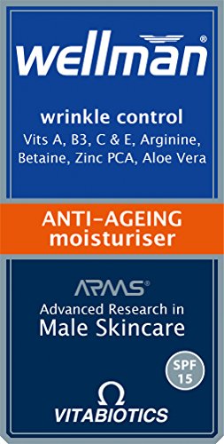Anti-Ageing Moisturiser for Skin Care 50ml | Wellman by Vitabiotics