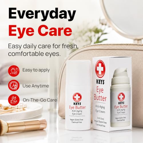 Natural Luminescent Eye Cream with Cucumber & Aloe Vera - Vegan Moisturizer for Sensitive Skin