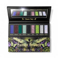 Multichrome Eyeshadow Palette with 9 Shimmer Matte Glitter Colors - Versatile Neutral Nude Makeup