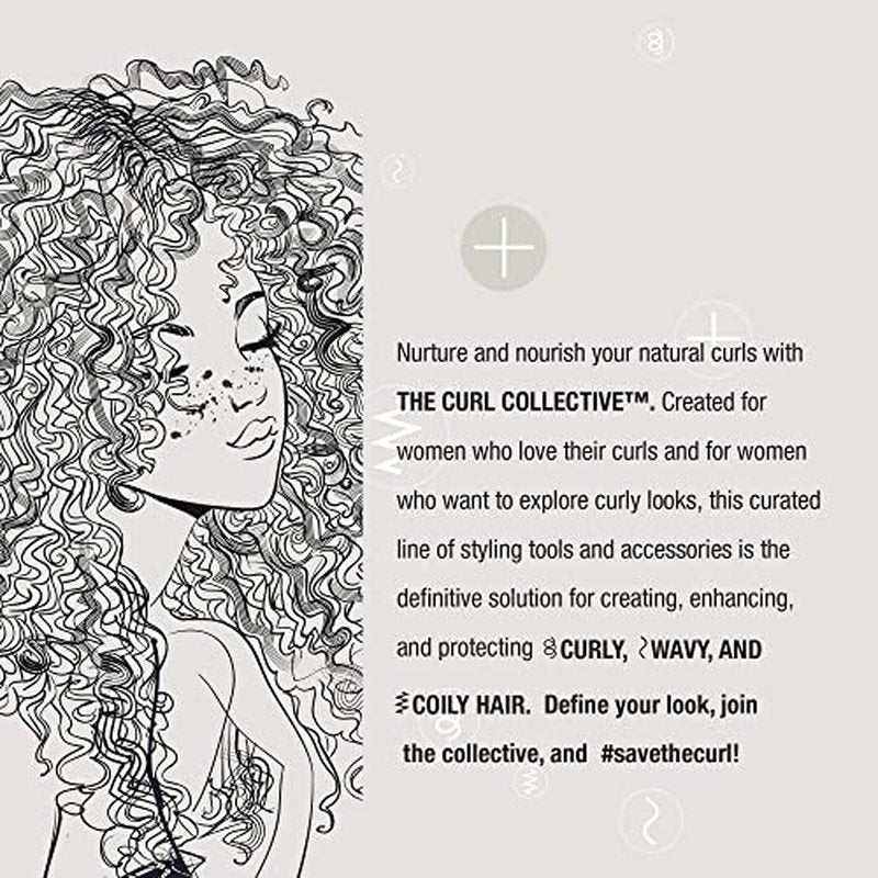 Conair The Curl Collective Ceramic Pressing Hot Comb, Sleek Straight Simple Pressing Comb Design Reaches Close to The Roots for Silky Straightening Root to Tip