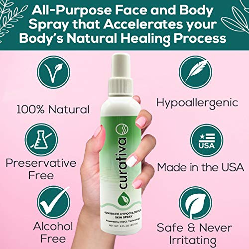 Hypochlorous Spray for Skin Care - Organic, 8 Oz, Total Skin Health