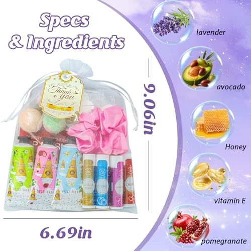 InkForge Purple 80PCS Spa Party Favors Kit for Girls & Women – Birthday & Sleepover Set