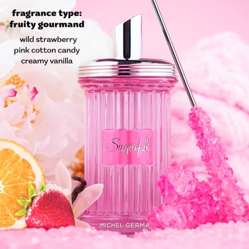 Sugarful Eau de Parfum Fragrance - Fruity Gourmand, 3.4 Fl Oz - Wild Strawberry & Vanilla - Variation of THIS listing