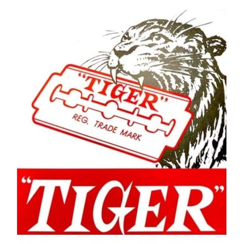 100 Tiger Platinum Double Edge Razor Blades