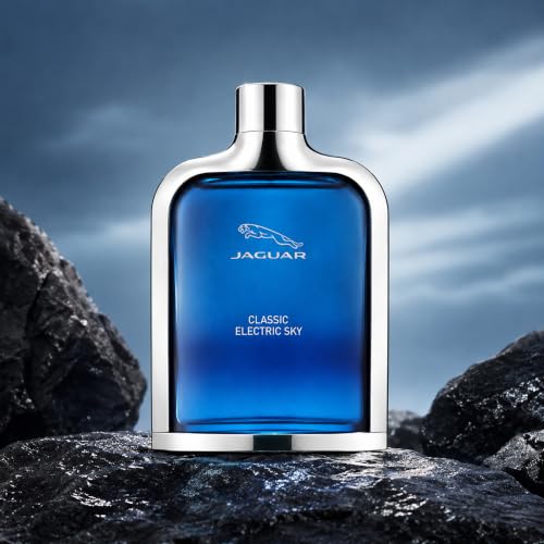 Men's 3.4 oz Jaguar Classic Electric Sky Eau de Toilette Spray