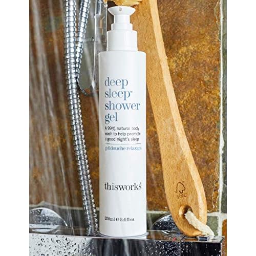 THISWORKS deep sleep shower gel: Calms the Mind and Protects the Skin, 8.4 fl oz (250ml)