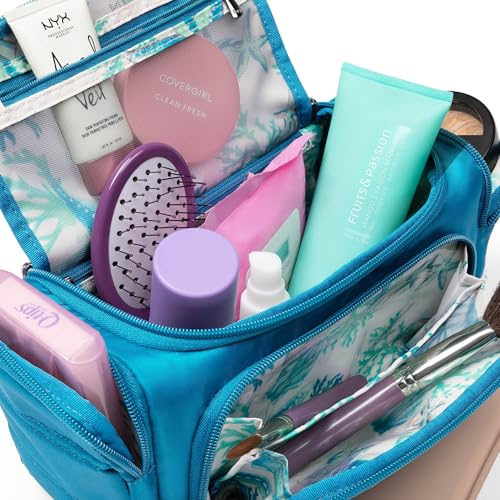 Lug Trolley Medium Cosmetic Case, SKY