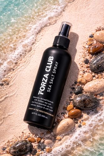 Sea Salt Spray for Men - Volumizing Texturizing Hair Spray with Essential Oils - 6.77 Oz - Free of Alcohol, Parabens & Sulfates