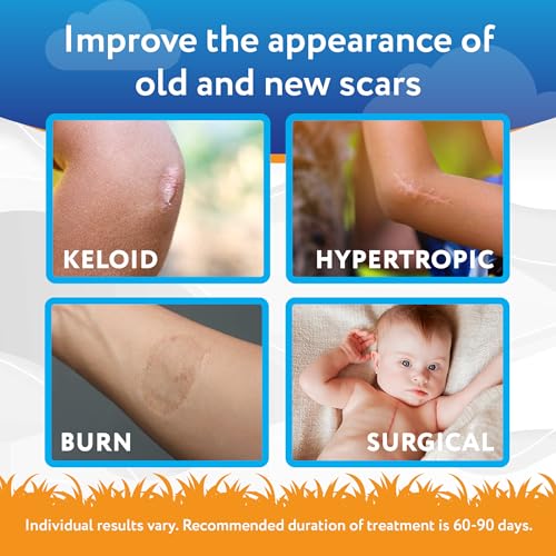ScarAway Kids Silicone Scar Gel, 100% Medical-Grade, Helps Improve Size, Color & Texture of Hypertrophic & Keloid Scars on Face & Body from Injury, Burns & Surgery, Water Resistant, Clear, 6g