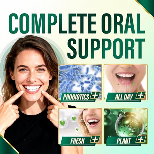 Hochornk Breath Freshener Capsules 7-in-1 Mint & Chlorophyll for Bad Breath - Variation 1