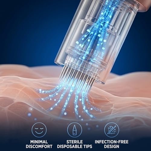Microneedling Pen for Skin Care at Home - Derma Roller for Women Men