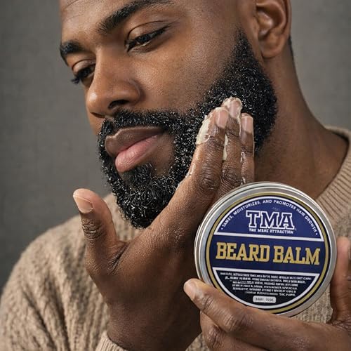 Men's Beard Balm Moisturizing Styling Butter with Shea & Beeswax - 2oz