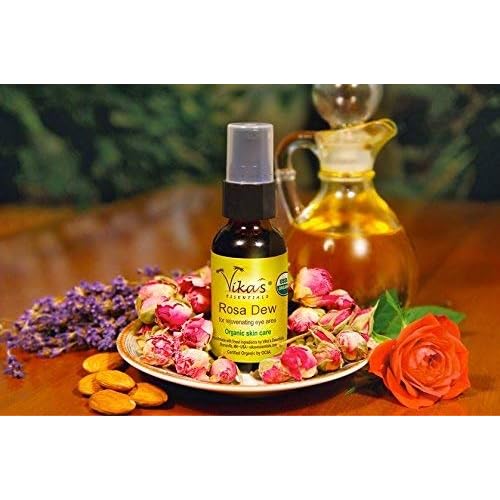 Vika's Essentials Certified Organic EWG Verified Rosa Dew Eye Serum