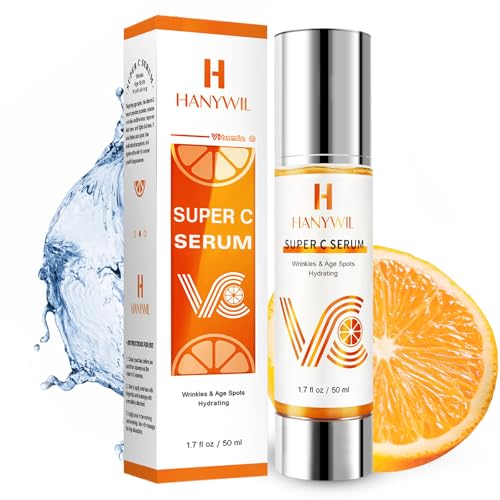 Vitamin C Serum for Mature Skin 1.7 Fl Oz - Hydrating Anti-Aging Face Serum with Hyaluronic Acid & Dark Spot Remover - Variation of THIS listing