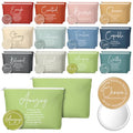 Geelin 24 Sets Christian Gifts Bulk Religious Canvas Makeup Bags with Bible Verse and Compact Mirrors Inspirational Gift for Women Teacher Staff Coworker Church Ladies Easter Holiday Gifts (Classic)