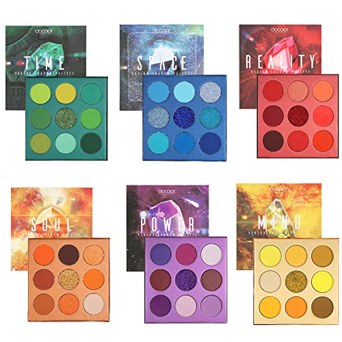 Docolor Gemstone Collection Eyeshadow Palette 54 Colors - Vibrant, Waterproof, Blendable Makeup