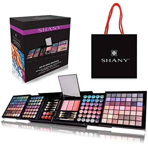 SHANY HARMONY All-In-One Makeup Set with Eyeshadows, Blush, Lip Gloss & Brushes