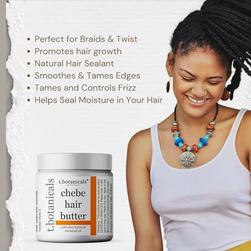 Chebe Hair Butter for Growth & Thickening - Ayurvedic Nourishing Oil, 8 oz
