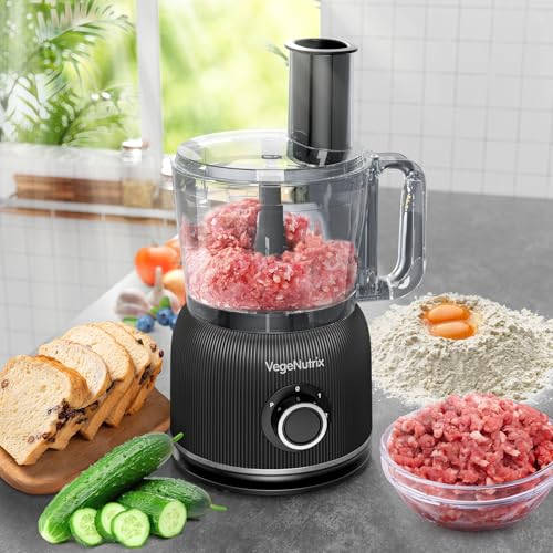 Food Processor and Blender Combo - 88 oz Food Chopper with Manual Control