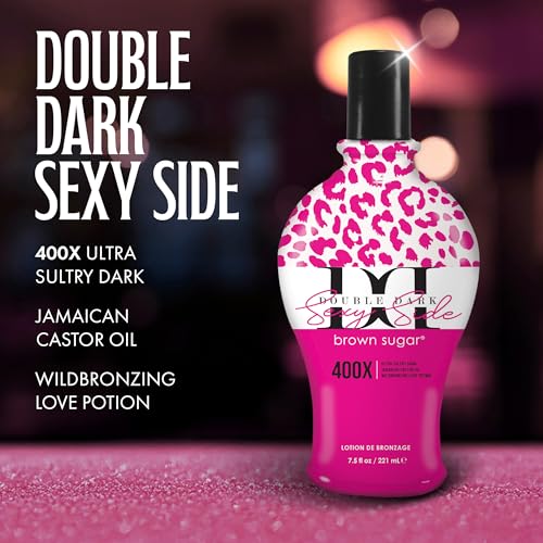 Dark Tanning Lotion 400X WildBronzer with Jamaican Black Castor Oil - 7.5 Fl Oz