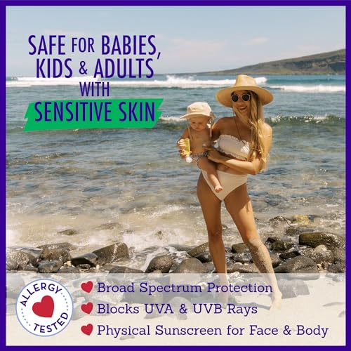 Mineral-Based Baby Sunscreen SPF 30+ Travel Size with Lavender Scent