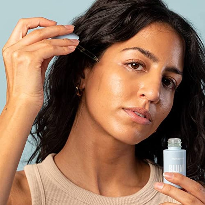 Blume Meltdown - Blue Tansy Face Oil - Acne Treatment + Pore Minimizer - Skin-Smoothing Face Serum with Black Cumin Seed & Rosehip Oil - Helps Calm Redness and Improve Texture (1 Fl oz)