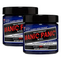 MANIC PANIC Classic After Midnight Semi Permanent Hair Color - Dark Blue Hair Dye for Women & Men That Lasts 4-6 Weeks - Vegan, Ammonia & Cruelty-Free - Create & Mix Custom Shades (4oz / 2pk)