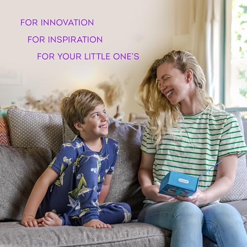 Kids U-Shaped Electric Toothbrush - Sensory Design for Ages 2-7, White - Astronaut Theme