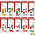 80 Pack Christmas Lip Balms Bulk Christmas Party Gifts Favors Stocking Stuffers Holiday Lip Balms Employee Staff Team Appreciation Gifts Thank You for Teacher Coworkers (Cute)