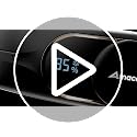 AMACOOL Portable Neck Fan with Ice Cooling Plate, 5000mAh, 3-Speed, Black