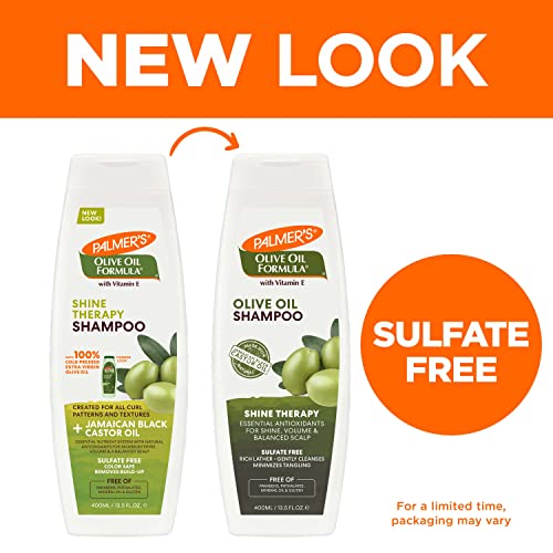 Palmer's Olive Oil Formula Shine Therapy Shampoo, 13.5 Ounce (Pack of 2)