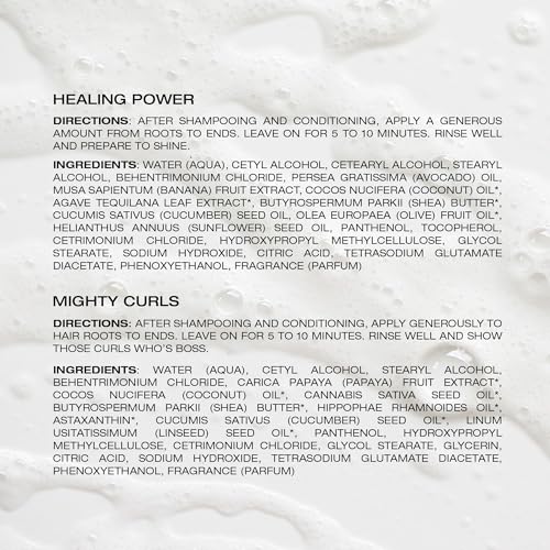 Raw Sugar Hair Mask Duo - Nourishing Deep Conditioning for Damaged Hair