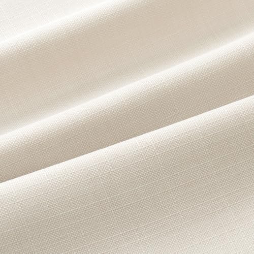 Blackout Curtains 40x96 Inch Set of 4 - Double-Layer Thermal Window Drapes with Pinch Pleat, Birch Variation