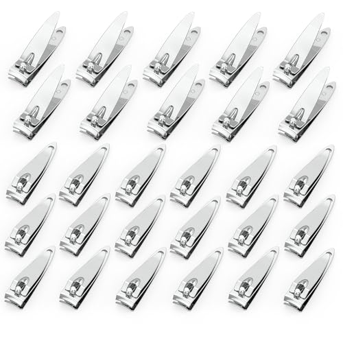 Goiio 200 Pcs Nail Clippers, Flat Toenail Clippers 2in (2 x 0.4in)